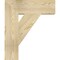 Ekena Millwork Traditional Block Rough Sawn Bracket, Douglas Fir, 6"W x 22"D x 26"H BKT06X22X26TRA05RDF - alternate 3